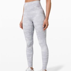 lululemon athletica Gray Camo Leggings